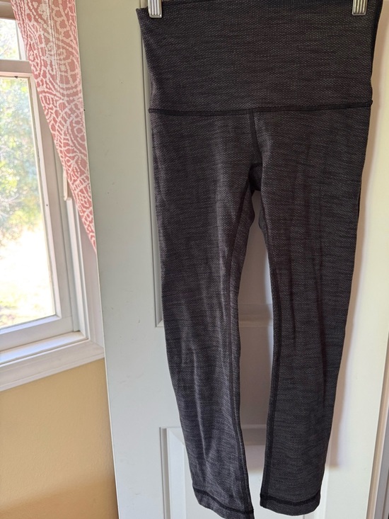 lululemon athletica Pants - lululemon athletica Charcoal Textured High-Rise Leggings